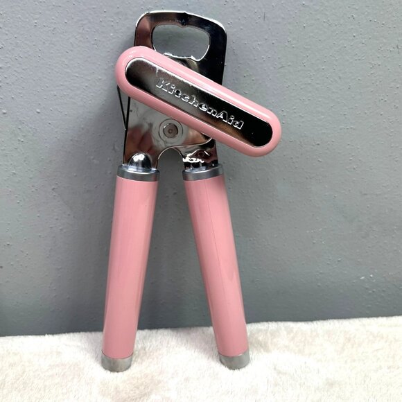 Kitchenaid Can Opener Pink Hand Crank Manual Working - Picture 1 of 5